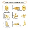 90Pcs 3 Style Tibetan Style Alloy Pendants FIND-SC0005-88G-2