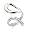 304 Stainless Steel Open Cuff Rings RJEW-K245-91P-1