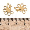 201 Stainless Steel Pendants STAS-F337-08G-3