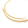 Natural Pearl Beads Bangle for Girl Women X-BJEW-JB06853-5