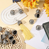 16Pcs Tibetan Style Zinc Alloy Pendant Bails FIND-CA0011-75A-5