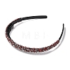 Plastic Rhinestone Hair Bands OHAR-B007-04C-3