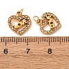 304 Stainless Steel Rhinestone Pendants RB-CBA73E1-02G-3