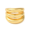 Brass Open Cuff Rings RJEW-A048-09G-2