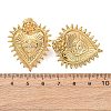 Valentine's Day 304 Stainless Steel Rhinestone Stud Earrings for Women LS-EJEW-L315-02G-4