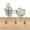 Cake Tibetan Style Alloy Pendants TIBEP-R344-26AS-LF-3