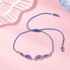 Glass & Seed Beads Braided Bead Bracelets BJEW-MZ00283-01-1