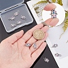10Pcs Brass Micro Pave Cubic Zirconia Charms ZIRC-SC0001-17-3