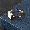 304 Stainless Steel Cuff Open Rings for Women RJEW-B161-01G-02-3