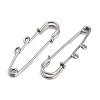 304 Stainless Steel Safety Pins Brooch Findings STAS-K252-05A-P-2