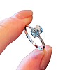 925 Sterling Silver with Cubic Zirconia Finger Rings FS-WGFD4D7-03-4