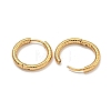PVD Vacuum Plating 202 Stainless Steel Huggie Hoop Earrings with 304 Stainless Steel Pins for Women EJEW-H003-02G-2