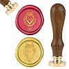 DIY Wood Wax Seal Stamp AJEW-WH0131-094-1