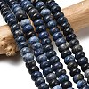 Natural Dumortierite Beads Strands G-A280-A09-02-1