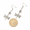 Alloy Dragonfly Dangle Earrings EJEW-JE04911-05-4