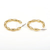 Brass Stud Earrings EJEW-G282-02G-2