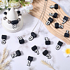 20Pcs 10 Styles Silicone Pendants SIL-SC0002-94-4