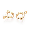 Brass Spring Ring Clasps KK-Q669-33G-2