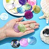 45Pcs 9 Styles Spray Painted Natural Capiz Shell Pendants SSHEL-YW0015-16-5