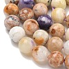 Natural Purple Opal Beads Strands G-L642-B21-8mm-4