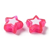 Star Acrylic Beads TACR-C001-02G-2