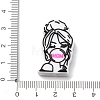 Mother's Day Silicone Focal Beads SIL-G013-01K-3