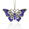 Vintage Butterfly Pendant Necklace Findings TIBE-M001-80H-1