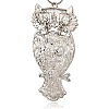 Tibetan Style Alloy Bird Large Pendants PALLOY-J127-01AS-2