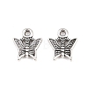 Tibetan Style Alloy Butterfly Charms PALLOY-A024-08AS-1