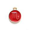 Alloy Enamel Pendants ENAM-SZ0001-28B-L-4