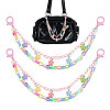 2Pcs ABS Plastic & Acrylic Bag Extender Chains HJEW-OC00400-1
