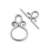 Non-Tarnish 304 Stainless Steel Toggle Clasps STAS-A092-01P-1