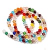 Transparent Glass Beads Strands EGLA-A039-T4mm-D29-2