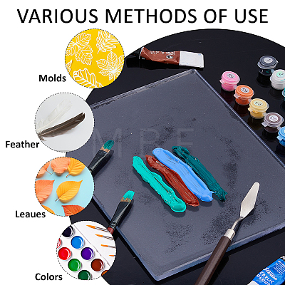 Silicone Reusable Gel Printing Plate for Arts and Crafts DRAW-WH0007-006B-1