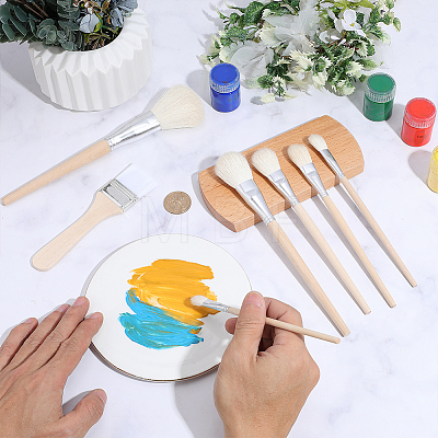 7Pcs Wool Painting Pen Brush Set AJEW-WH0485-80-1