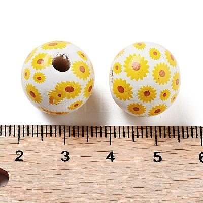 Wood European Beads WOOD-M011-06C-1