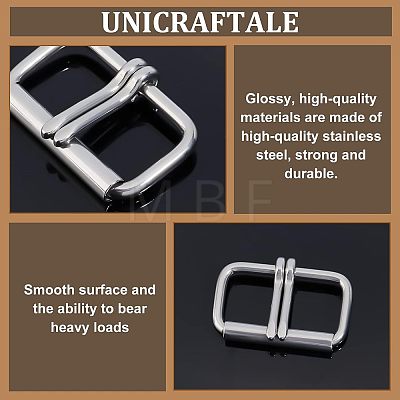 Stainless Steel Roller Buckles DIY-WH0304-354-1