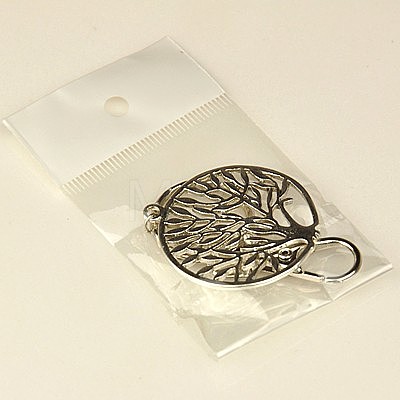 Tibetan Style Tree of life Keychain KEYC-JKC0009-21-1