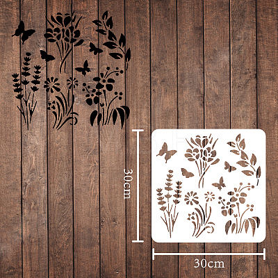 Plastic Reusable Drawing Painting Stencils Templates DIY-WH0172-187-1