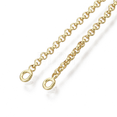 Adjustable Brass Slider Bracelets Making X-KK-T059-01G-NF-1