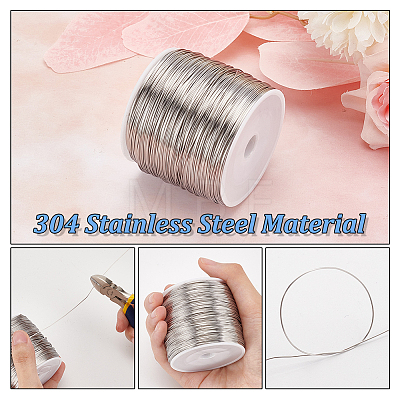 304 Stainless Steel Wire STAS-WH0016-47P-03-1