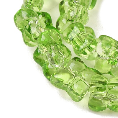 Transparent Glass Beads Strands GL-CBAAE04-01D-1