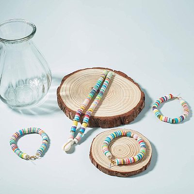 Eco-Friendly Handmade Polymer Clay Beads CLAY-R067-3.0mm-29-1