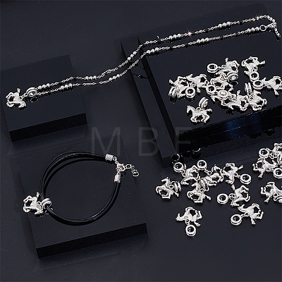 24Pcs Alloy European Dangle Charms PALLOY-PH01870-1