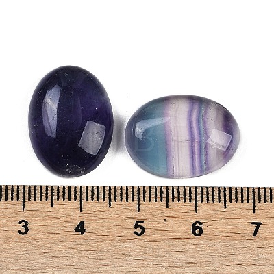 Natural Colorful Fluorite Cabochons G-H288-01G-1