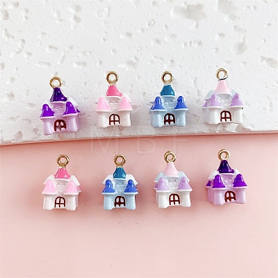 Alloy Enamel Pendants ENAM-A012-07G-1