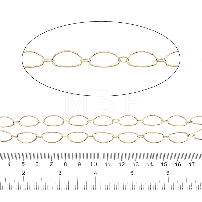 10M Ion Plating(IP) 304 Stainless Steel Oval Link Chains CHS-T006-01G-1