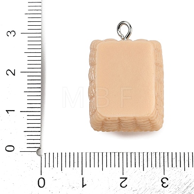 Opaque Resin Pendants RESI-S016-01D-1