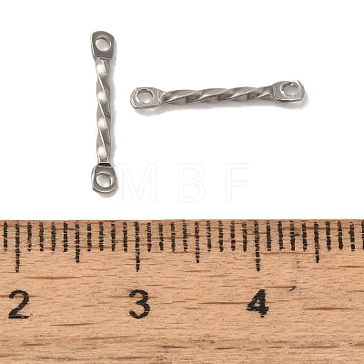 Non-Tarnish 304 Stainless Steel Connector Charms STAS-Q323-02C-P-1