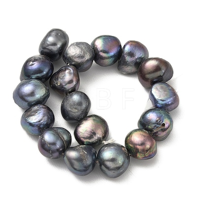 Dyed Natural Cultured Freshwater Pearl Beads Strands PEAR-A006-13C-X-1